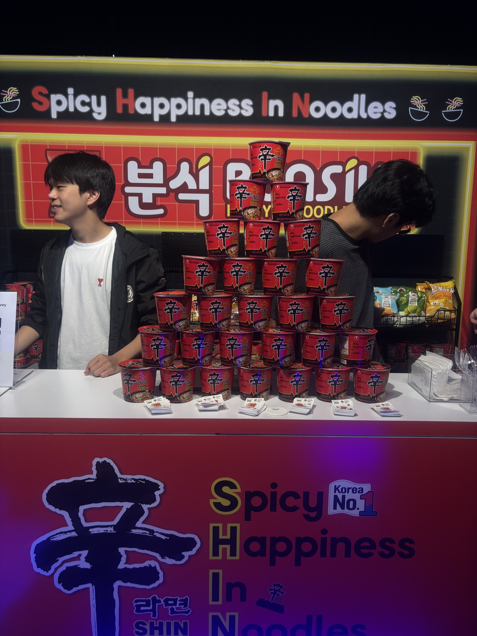 shin ramen brand activation
