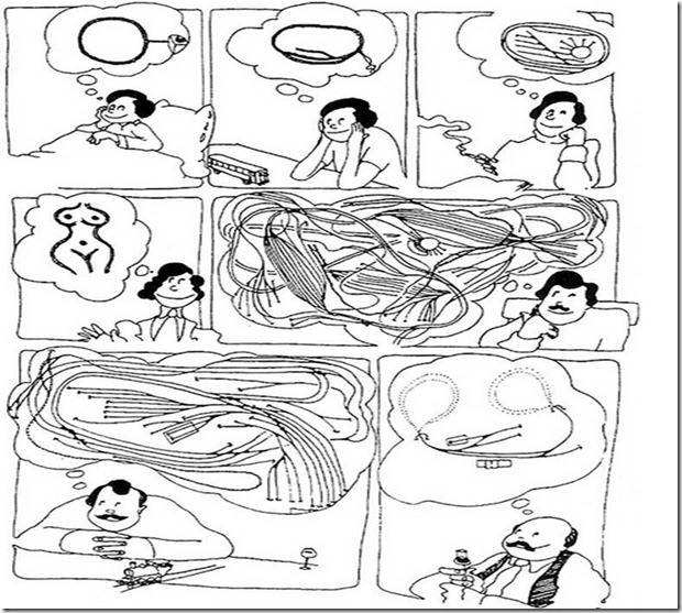 comic from Strapazin magazine about trains, I dont know the author
