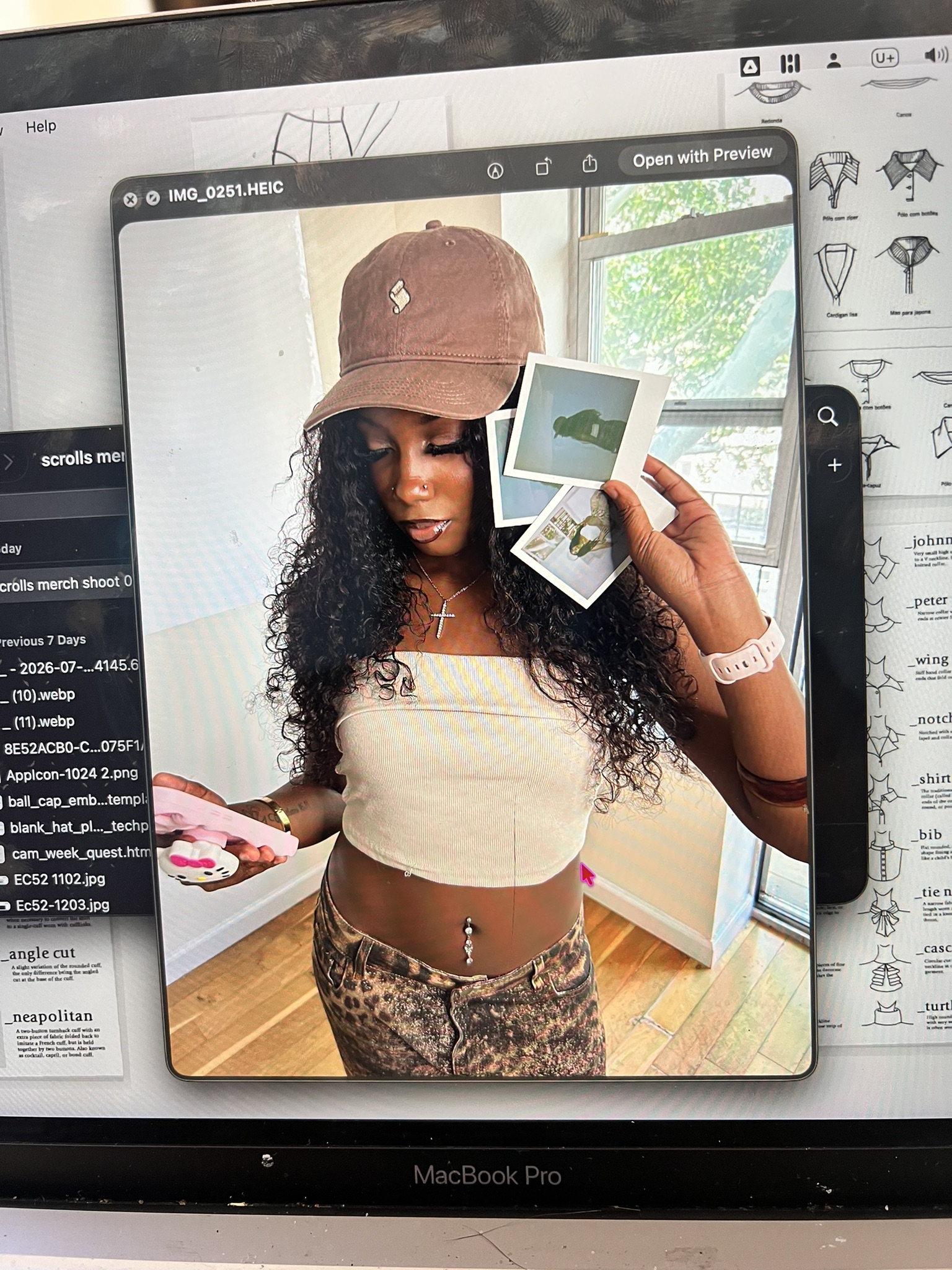 merch shoot