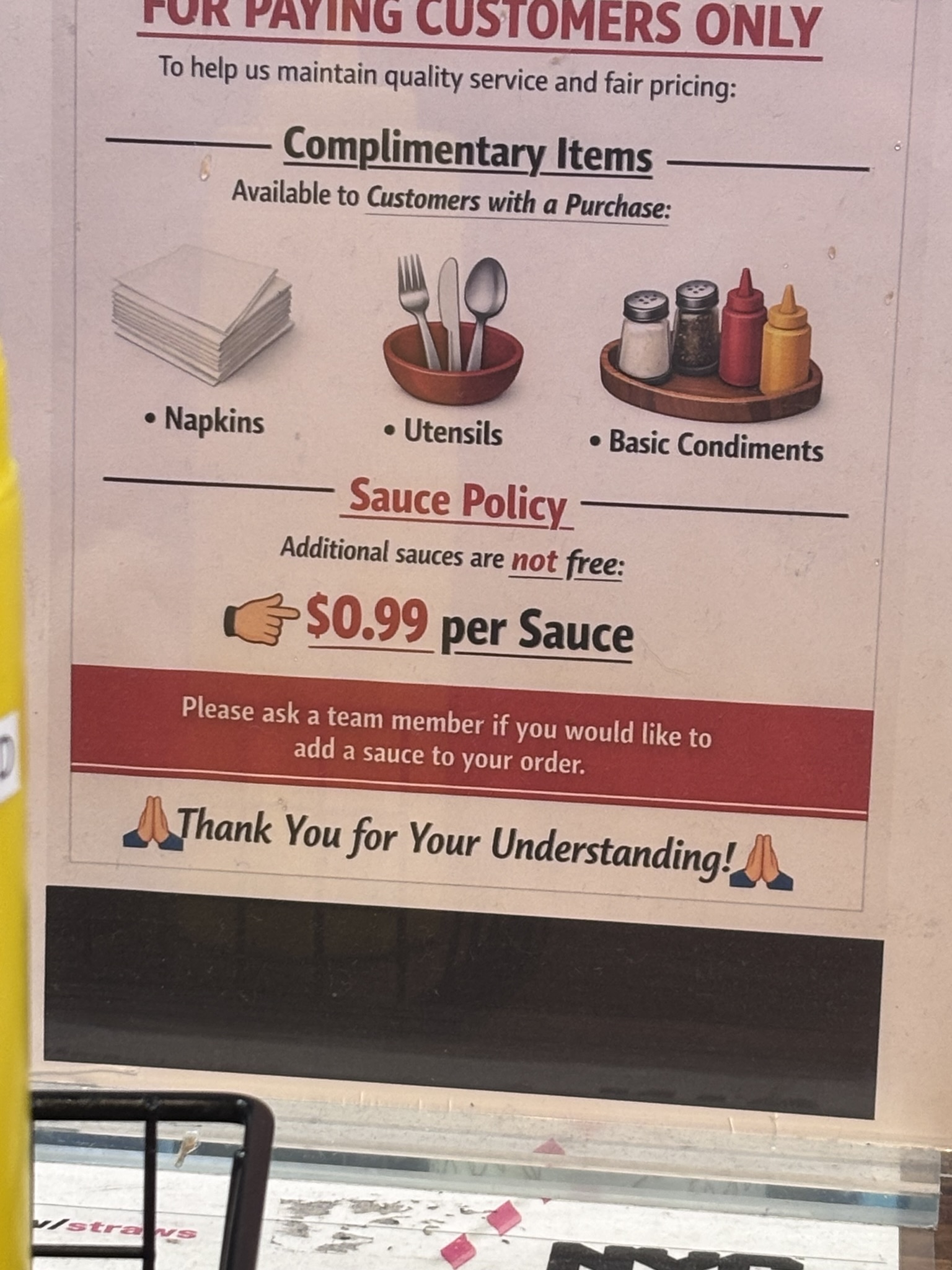 sauce policy