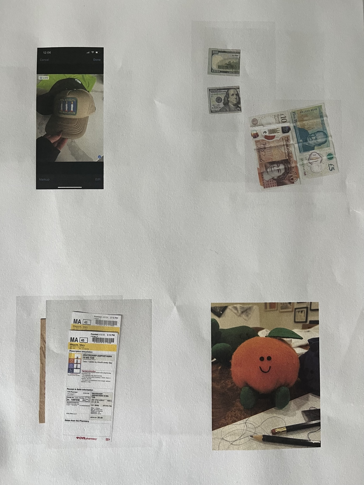 on paper